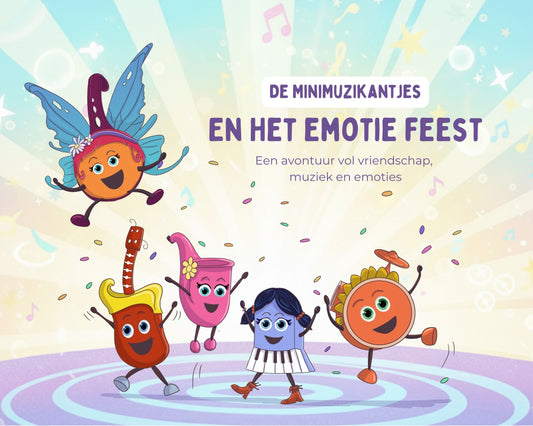De MiniMuzikantjes en het Emotie Feest HARDCOVER editie