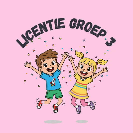 Licentie MiniMuzikantjes Groep 3 - voor een 20 weekse training